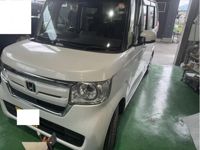 ホンダ　Ｎ－ＢＯＸ　ドア修理　凹み修理　キズ修理　事故修理　鈑金塗装　自動車修理　滋賀　守山　代車無料