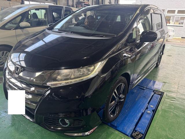 ホンダ　オデッセイ　リアドア修理塗装　クォーター鈑金塗装　滋賀　守山