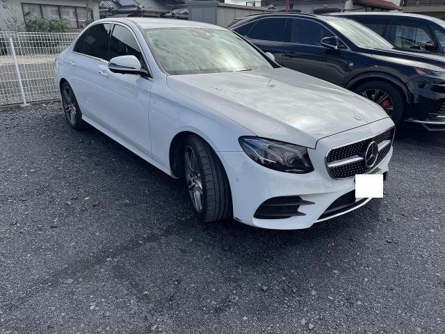 メルセデス・ベンツ　Ｃクラス　フロントバンパー変形修理塗装　輸入車修理　ベンツ修理　傷修理　滋賀　守山