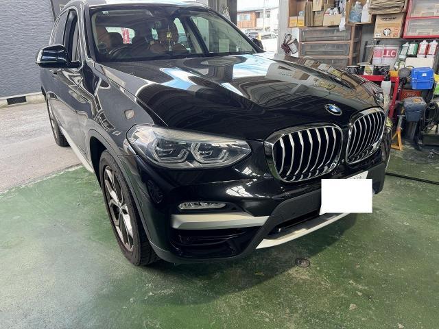 ＢＭＷ　Ｘ３　ブレーキパッド交換　ブレーキディスク交換　DIXCEL　ディクセルパッド交換　滋賀　守山